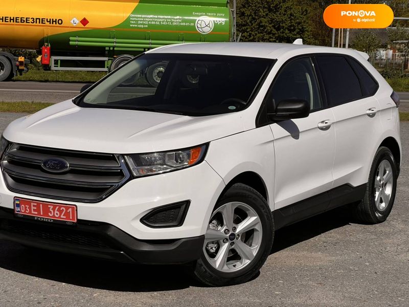 Ford Edge, 2016, Бензин, 2 л., 176 тыс. км, Внедорожник / Кроссовер, Белый, Дубно Cars-Pr-63952 фото