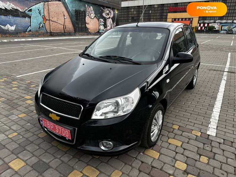 Chevrolet Aveo, 2008, Бензин, 1.4 л., 147 тис. км, Хетчбек, Чорний, Луцьк Cars-Pr-65969 фото