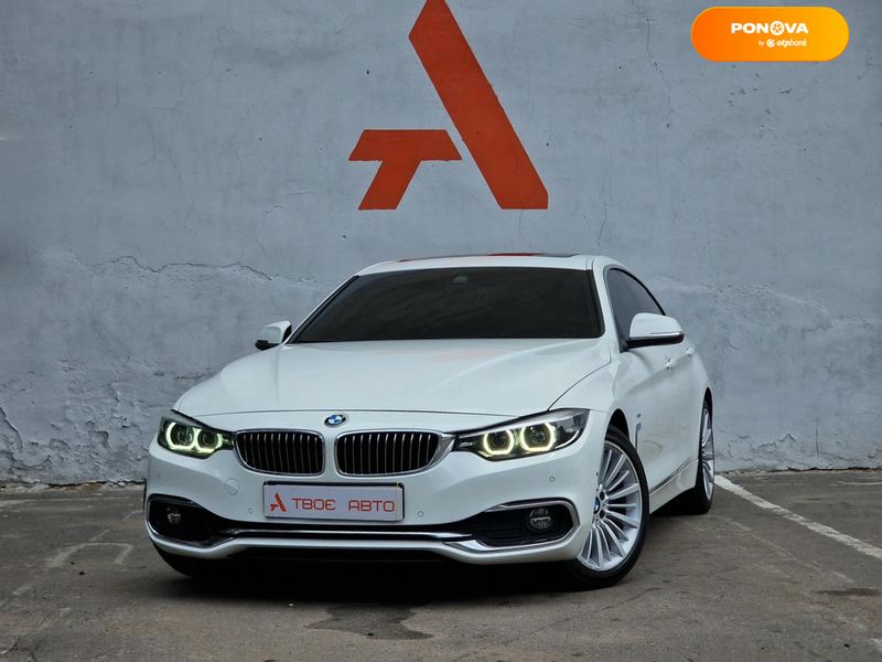 BMW 4 Series Gran Coupe, 2018, Дизель, 2 л., 128 тис. км, Купе, Білий, Одеса 110982 фото