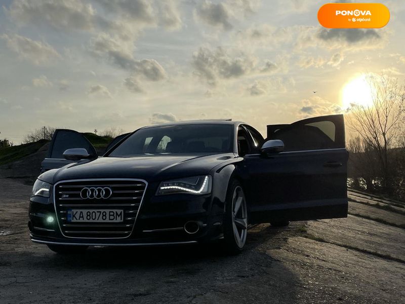 Audi S8, 2012, Бензин, 3.99 л., 129 тис. км, Седан, Синій, Київ Cars-Pr-125814 фото