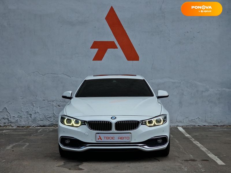 BMW 4 Series Gran Coupe, 2018, Дизель, 2 л., 128 тис. км, Купе, Білий, Одеса 110982 фото