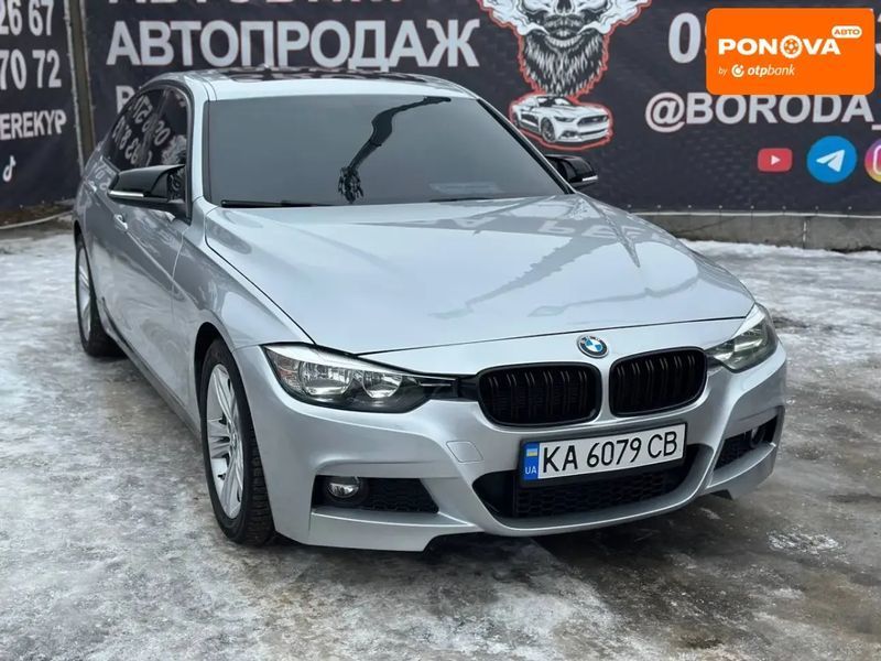 BMW 3 Series, 2016 р., Бензин, 188 тис. км, Седан, Сірий, Вінниця AT-10411206 фото