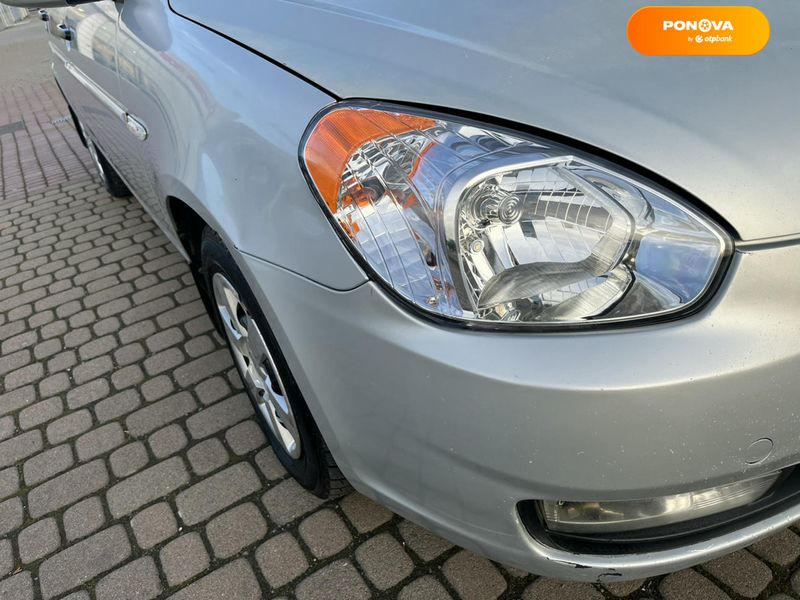 Hyundai Accent, 2007, Бензин, 1.4 л., 230 тис. км, Седан, Сірий, Мукачево Cars-Pr-62494 фото