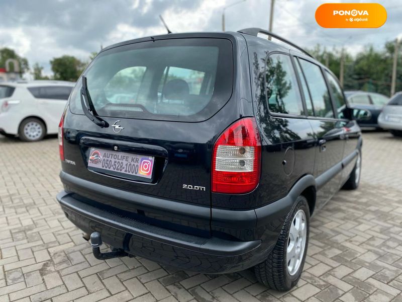 Opel Zafira, 2003, Дизель, 2 л., 309 тис. км, Мінівен, Чорний, Кривий Ріг 101136 фото