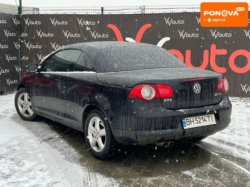 Volkswagen Eos, 2008 р., Бензин, 240 тис. км, Кабріолет, Чорний, Миколаїв AT-10410592 фото