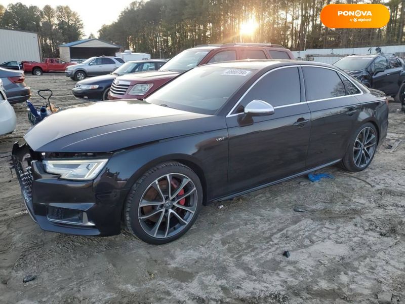 Audi S4, 2018, Бензин, 3 л., 134 тыс. км, Седан, Чорный, Киев Cars-EU-US-KR-23966 фото