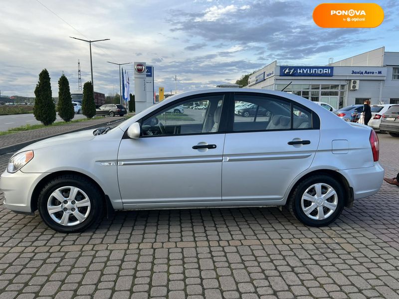 Hyundai Accent, 2007, Бензин, 1.4 л., 230 тис. км, Седан, Сірий, Мукачево Cars-Pr-62494 фото