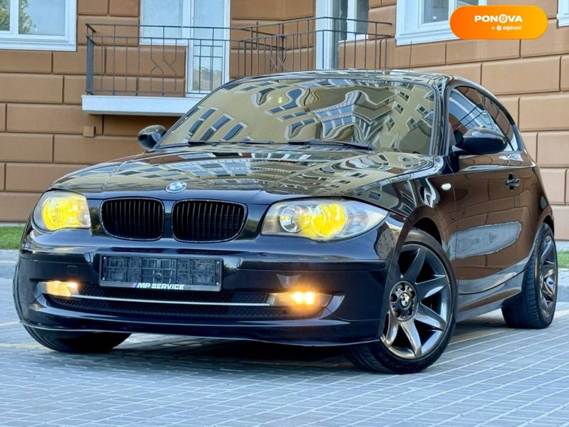 BMW 1 Series, 2008, Бензин, 1.6 л., 253 тис. км, Хетчбек, Чорний, Одеса 48342 фото