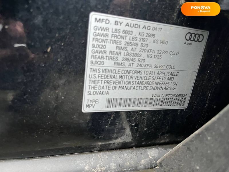 Audi Q7, 2017, Бензин, 3 л., 127 тис. км, Позашляховик / Кросовер, Синій, Львів 42572 фото