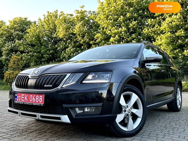 Skoda Octavia Scout, 2017, Дизель, 2 л., 192 тис. км, Універсал, Чорний, Луцьк Cars-Pr-64127 фото