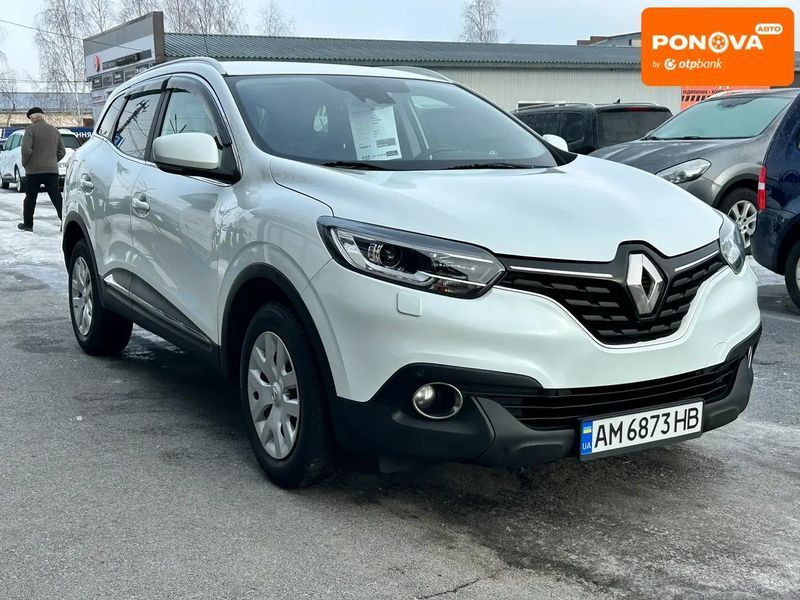 Renault Kadjar, 2016 р., Дизель, 209 тис. км, Позашляховик / Кросовер, Білий, Житомир AT-10414575 фото