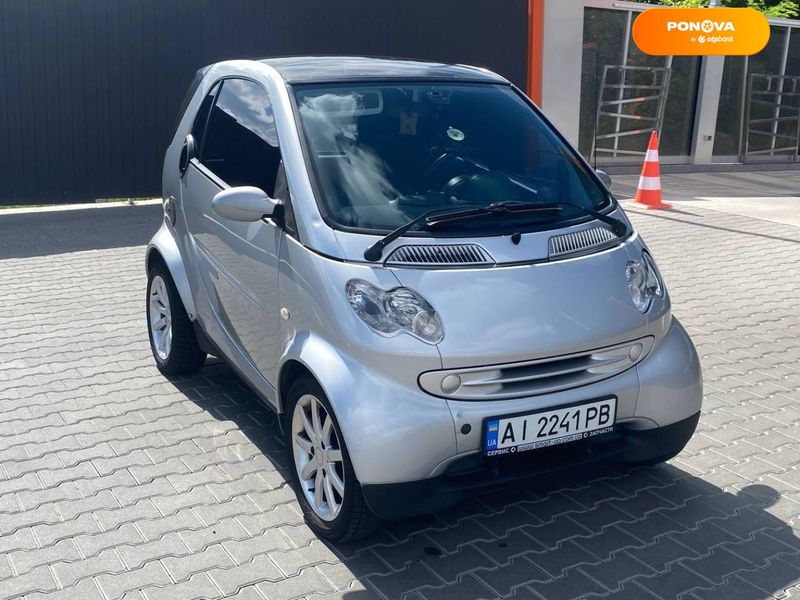 Smart Fortwo, 2002, Бензин, 0.6 л., 242 тис. км, Купе, Сірий, Київ Cars-Pr-63085 фото