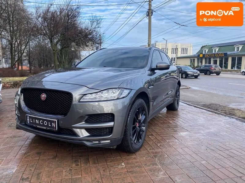 Jaguar F-Pace, 2017 г., Бензин, 110 тыс. км, Внедорожник / Кроссовер, Серый, Кропивницкий (Кировоград) AT-10409615 фото