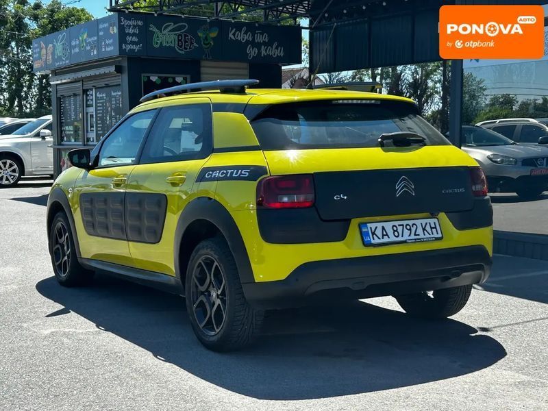 Citroen C4 Cactus, 2017 р., Бензин, 103 тис. км, Позашляховик / Кросовер, Жовтий, Житомир AT-10418005 фото