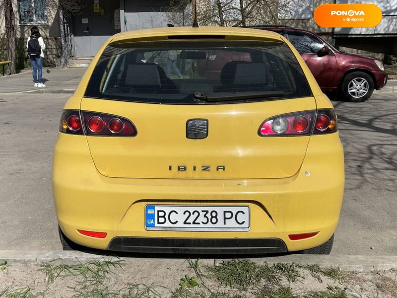 SEAT Ibiza, 2008, Бензин, 1.39 л., 142 тис. км, Хетчбек, Жовтий, Харків Cars-Pr-54592 фото