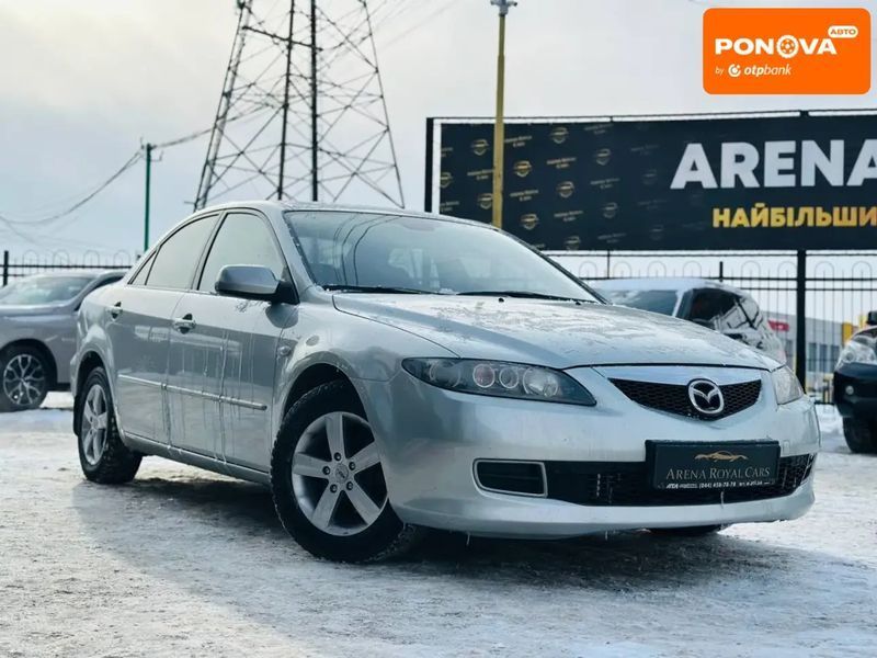 Mazda 6, 2007 р., Бензин, 164 тис. км, Седан, Сірий, Харків AT-10409270 фото