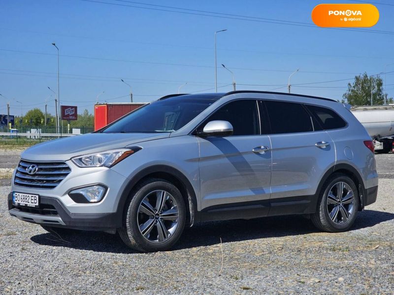 Hyundai Santa FE, 2015, Бензин, 3.3 л., 109 тис. км, Позашляховик / Кросовер, Сірий, Тернопіль 18607 фото