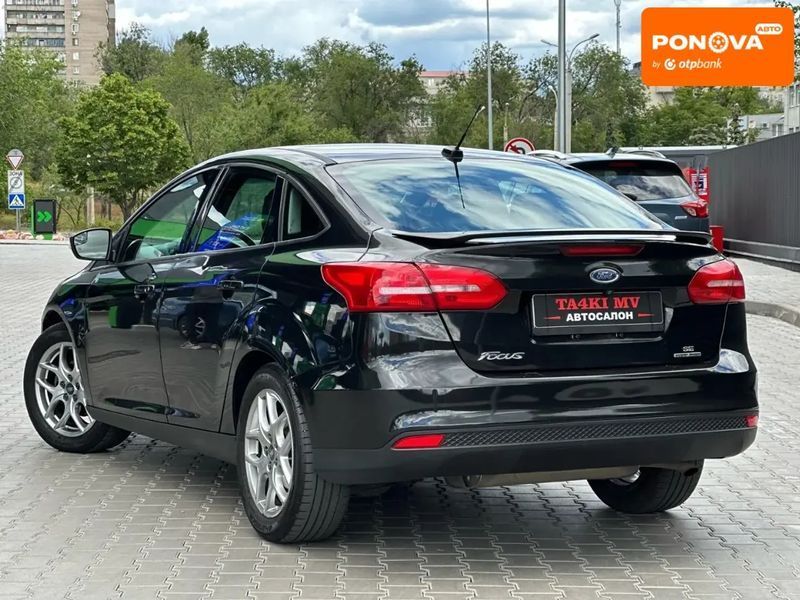 Ford Focus, 2015 р., Бензин, 148 тис. км, Седан, Чорний, Дніпро (Дніпропетровськ) AT-10418877 фото