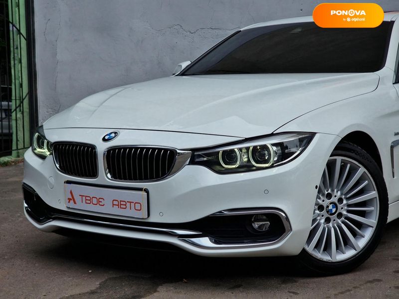 BMW 4 Series Gran Coupe, 2018, Дизель, 2 л., 128 тис. км, Купе, Білий, Одеса 110982 фото