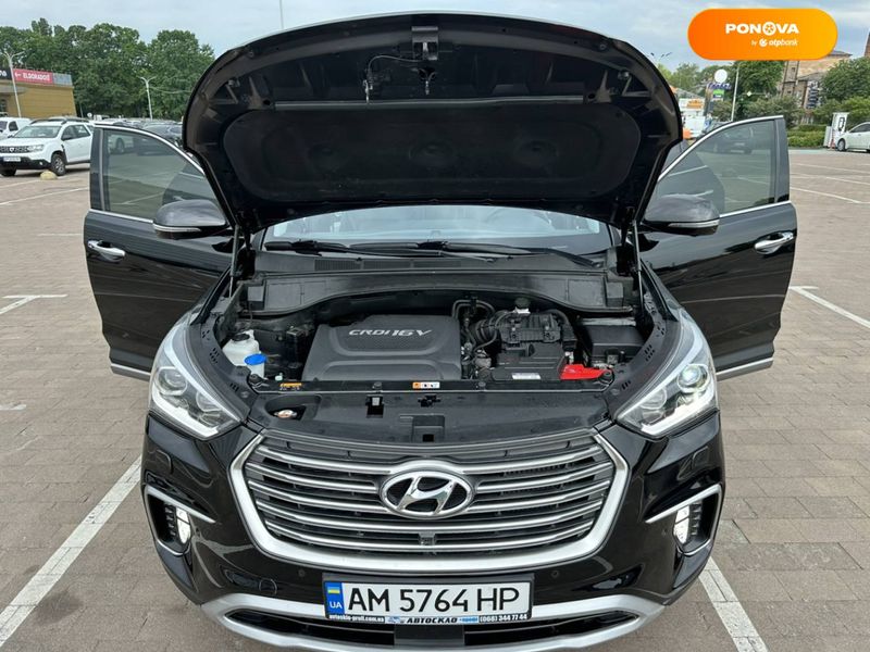 Hyundai Grand Santa Fe, 2017, Дизель, 2.2 л., 118 тис. км, Позашляховик / Кросовер, Чорний, Житомир Cars-Pr-54537 фото