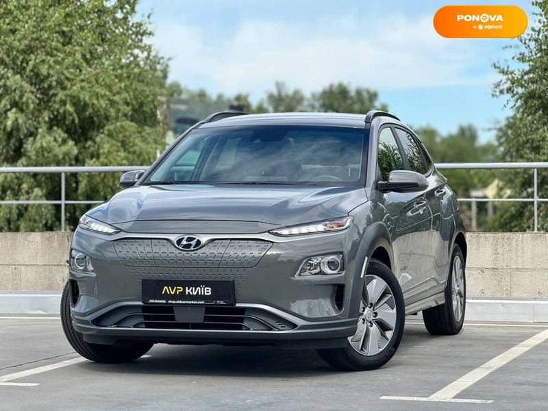 Hyundai Kona Electric, 2020, Електро, 33 тис. км, Позашляховик / Кросовер, Сірий, Київ 107219 фото