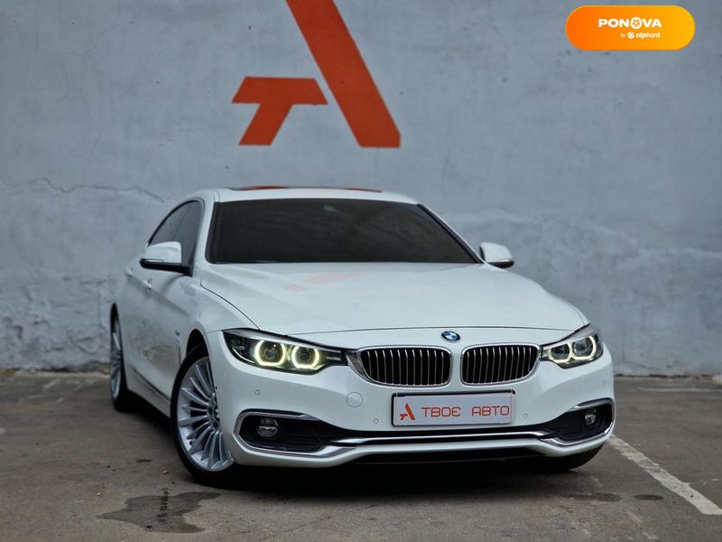 BMW 4 Series Gran Coupe, 2018, Дизель, 2 л., 128 тис. км, Купе, Білий, Одеса 110982 фото