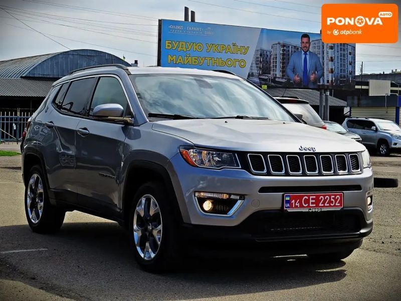 Jeep Compass, 2018 г., Бензин, 126 тыс. км, Внедорожник / Кроссовер, Серый, Черкассы AT-10417705 фото