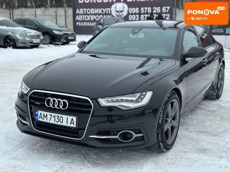 Audi A6, 2014 г., Дизель, 145 тыс. км, Седан, Чорный, Винница AT-10408431 фото