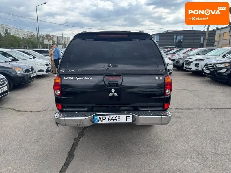 Mitsubishi L 200, 2007 р., Дизель, 332 тис. км, Позашляховик / Кросовер, Чорний, Запоріжжя AT-10411279 фото