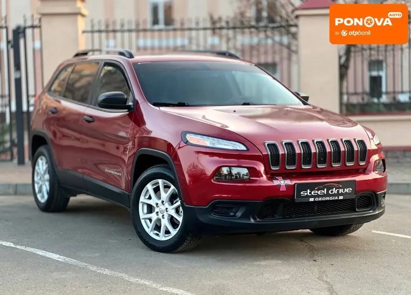 Jeep Cherokee, 2015 р., Бензин, 171 тис. км, Позашляховик / Кросовер, Червоний, Миколаїв AT-10411147 фото
