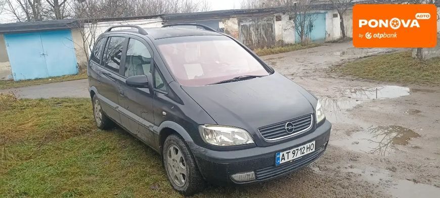 Opel Zafira, 2002 г., Дизель, 490 тыс. км, Минивен, Чорный, Калуш AT-10407345 фото