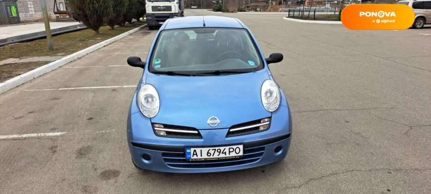 Nissan Micra, 2005, Бензин, 1.24 л., 161 тыс. км, Хетчбек, Синий, Киев Cars-Pr-64540 фото