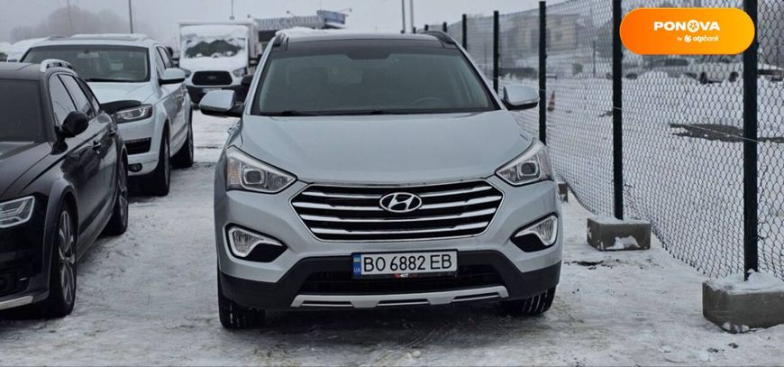Hyundai Santa FE, 2015, Бензин, 3.3 л., 109 тис. км, Позашляховик / Кросовер, Сірий, Тернопіль 18607 фото