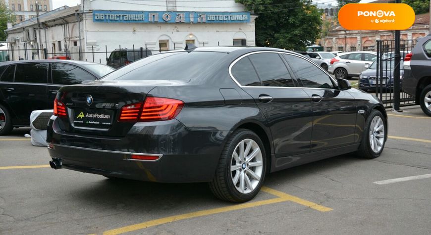 BMW 5 Series, 2013, Дизель, 2 л., 125 тыс. км, Седан, Серый, Киев 109907 фото