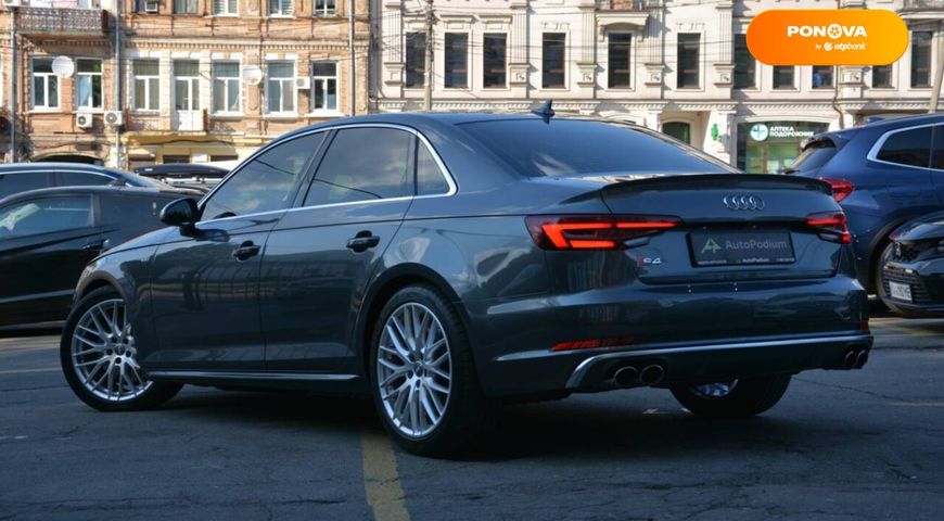 Audi S4, 2017, Бензин, 3 л., 89 тыс. км, Седан, Серый, Киев 102411 фото