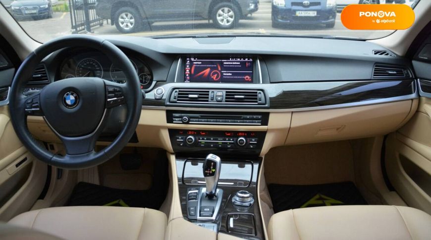 BMW 5 Series, 2013, Дизель, 2 л., 125 тис. км, Седан, Сірий, Київ 109907 фото