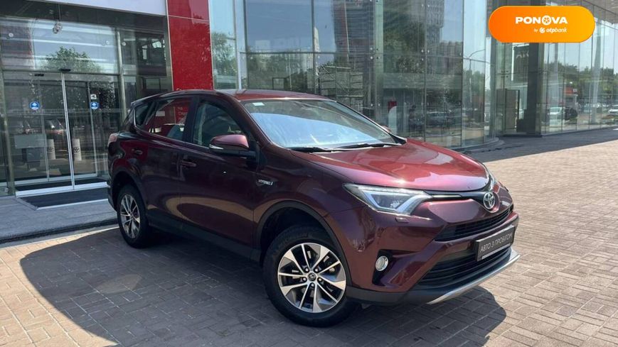 Toyota RAV4, 2017, Гібрид (HEV), 2.5 л., 186 тис. км, Позашляховик / Кросовер, Червоний, Київ 110053 фото