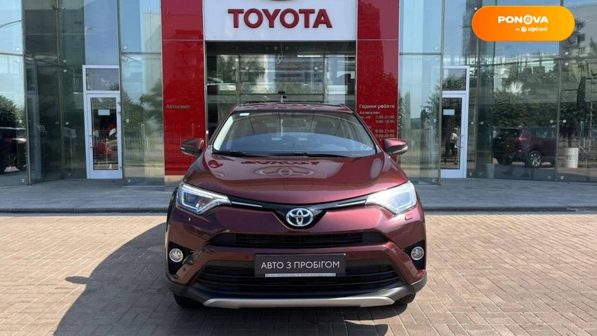 Toyota RAV4, 2017, Гібрид (HEV), 2.5 л., 186 тис. км, Позашляховик / Кросовер, Червоний, Київ 110053 фото