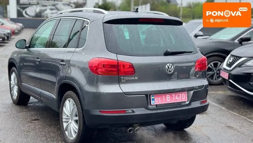 Volkswagen Tiguan, 2016 р., Бензин, 189 тис. км, Позашляховик / Кросовер, Сірий, Полтава AT-10417348 фото