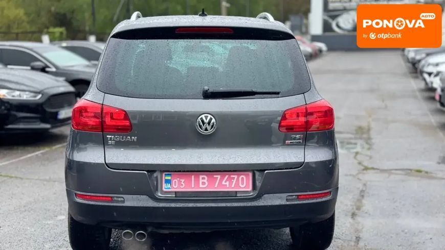 Volkswagen Tiguan, 2016 р., Бензин, 189 тис. км, Позашляховик / Кросовер, Сірий, Полтава AT-10417348 фото