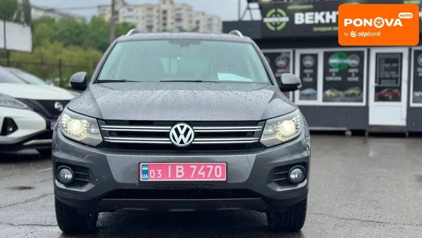 Volkswagen Tiguan, 2016 р., Бензин, 189 тис. км, Позашляховик / Кросовер, Сірий, Полтава AT-10417348 фото