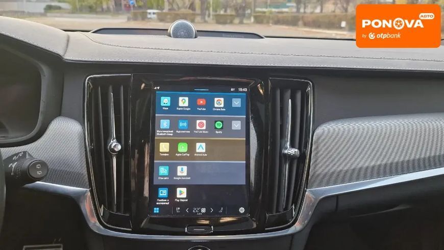 Volvo V90, 2021 р., Бензин, 70 тис. км, Універсал, Сірий, Київ AT-10404391 фото