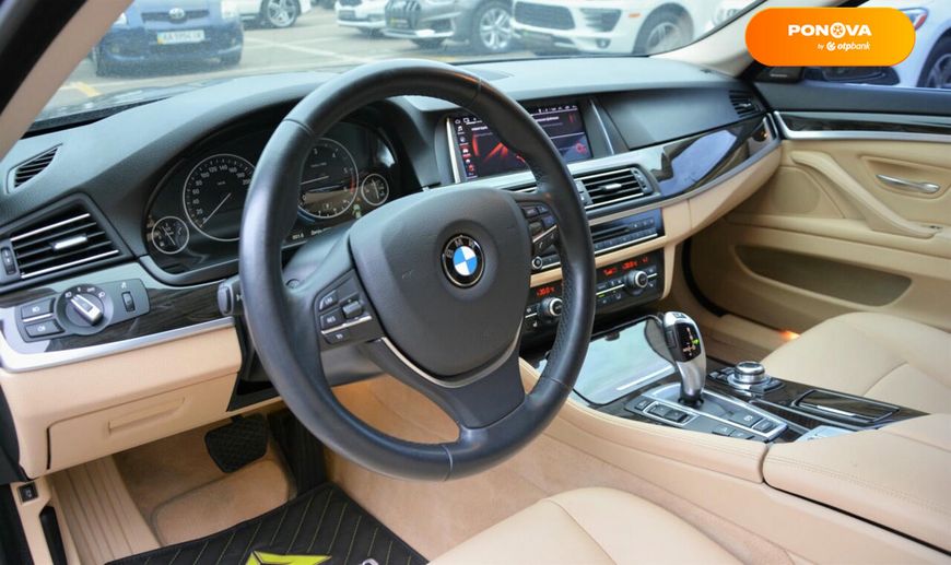 BMW 5 Series, 2013, Дизель, 2 л., 125 тис. км, Седан, Сірий, Київ 109907 фото