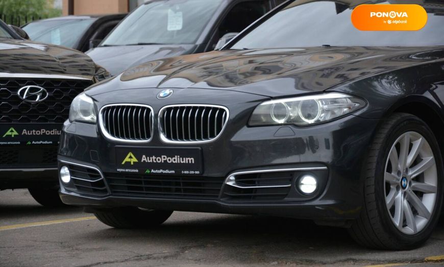 BMW 5 Series, 2013, Дизель, 2 л., 125 тыс. км, Седан, Серый, Киев 109907 фото