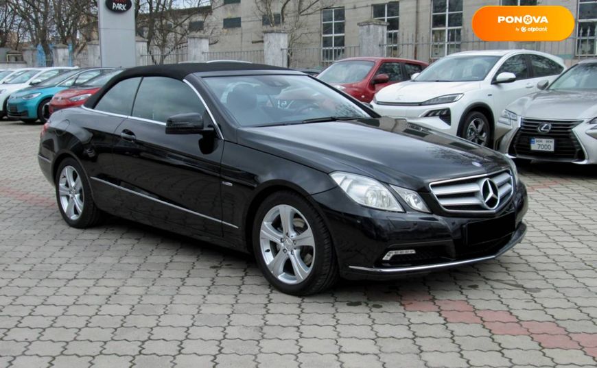 Mercedes-Benz E-Class, 2010, Бензин, 1.8 л., 155 тис. км, Кабріолет, Чорний, Одеса 30591 фото