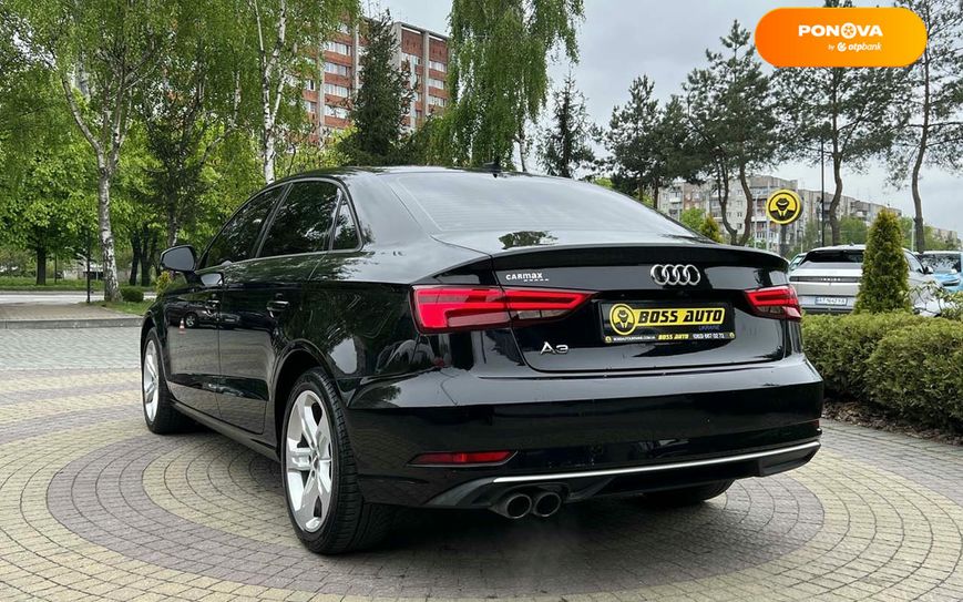 Audi A3, 2016, Бензин, 1.98 л., 119 тыс. км, Седан, Чорный, Львов 20259 фото