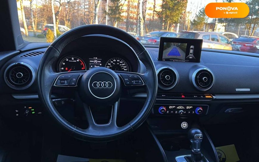 Audi A3, 2016, Бензин, 1.98 л., 119 тис. км, Седан, Чорний, Львів 20259 фото