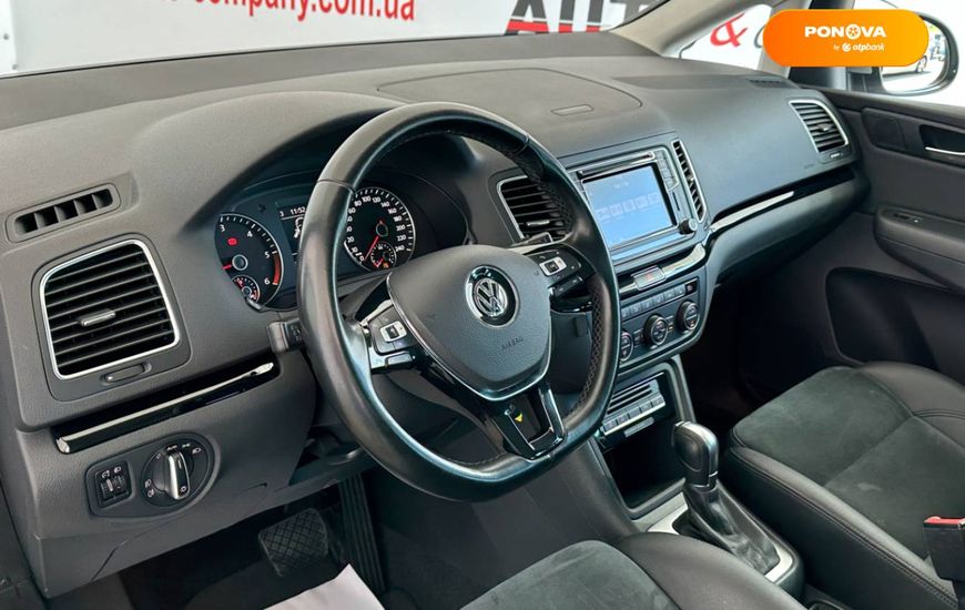 Volkswagen Sharan, 2016, Дизель, 1.97 л., 200 тыс. км, Минивен, Серый, Львов 50830 фото