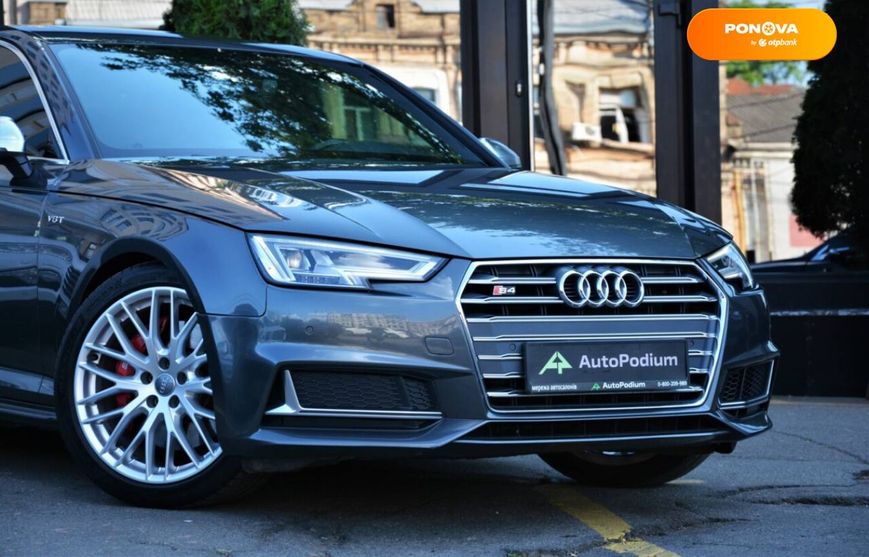 Audi S4, 2017, Бензин, 3 л., 89 тыс. км, Седан, Серый, Киев 102411 фото