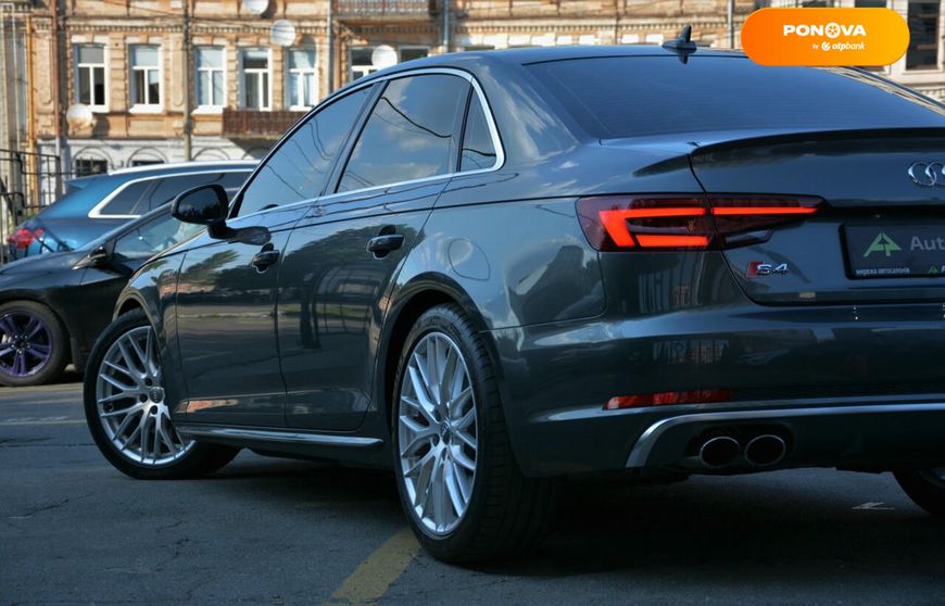 Audi S4, 2017, Бензин, 3 л., 89 тис. км, Седан, Сірий, Київ 102411 фото